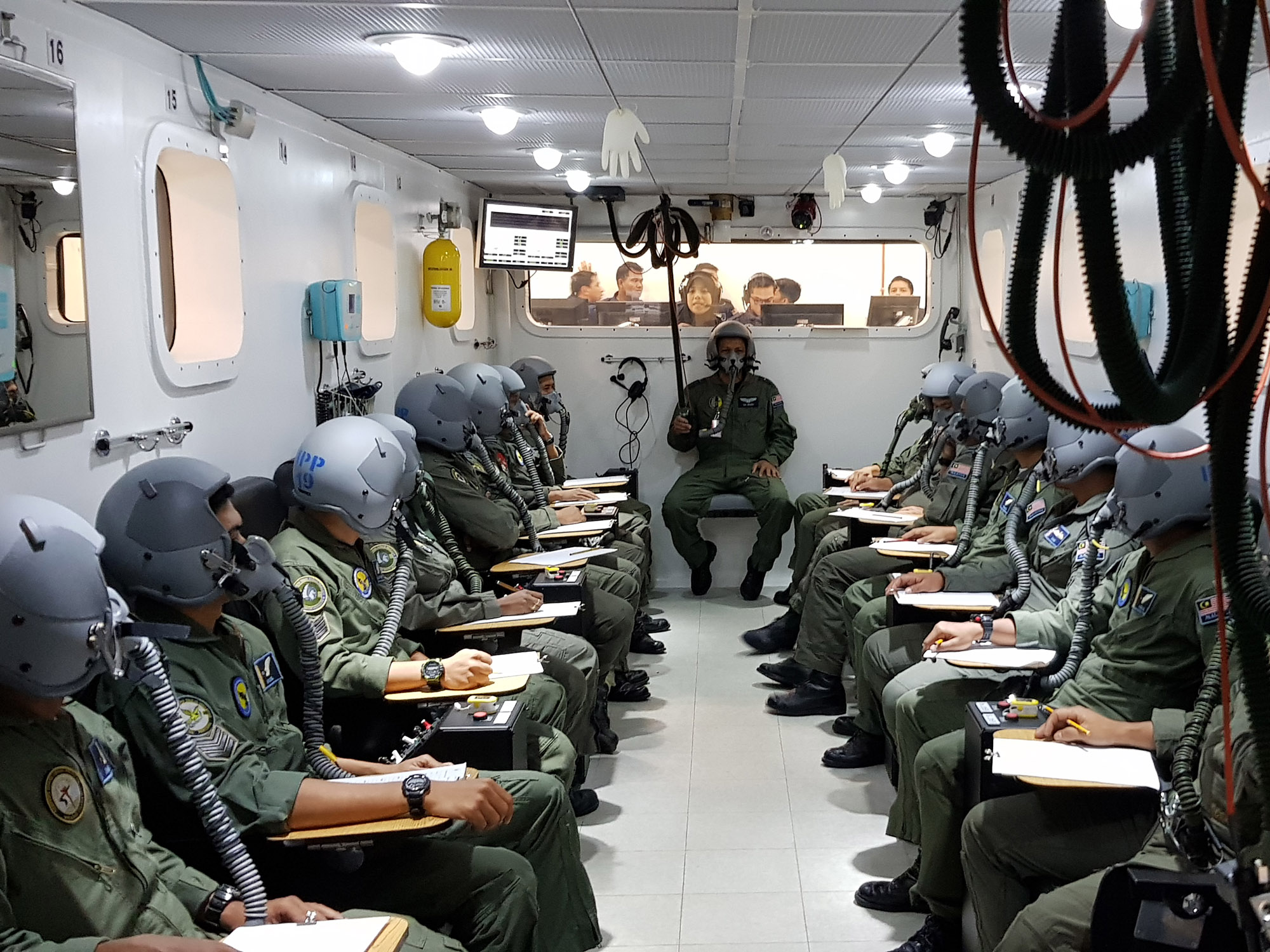 Instruire pentru hipoxie cu mască sau fără mască